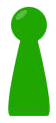 Green game piece